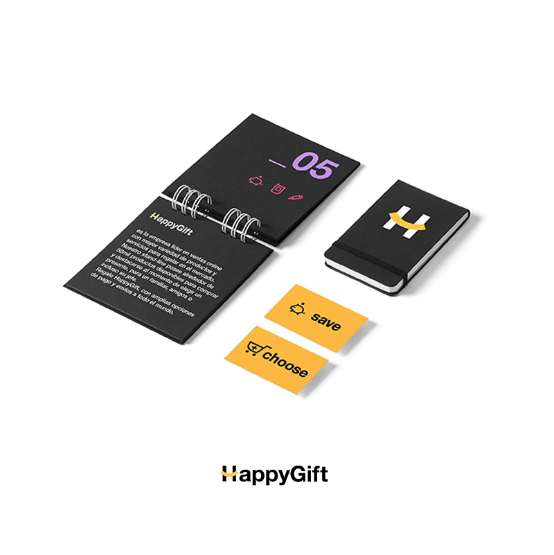 Diseño de identidad Happy Gift